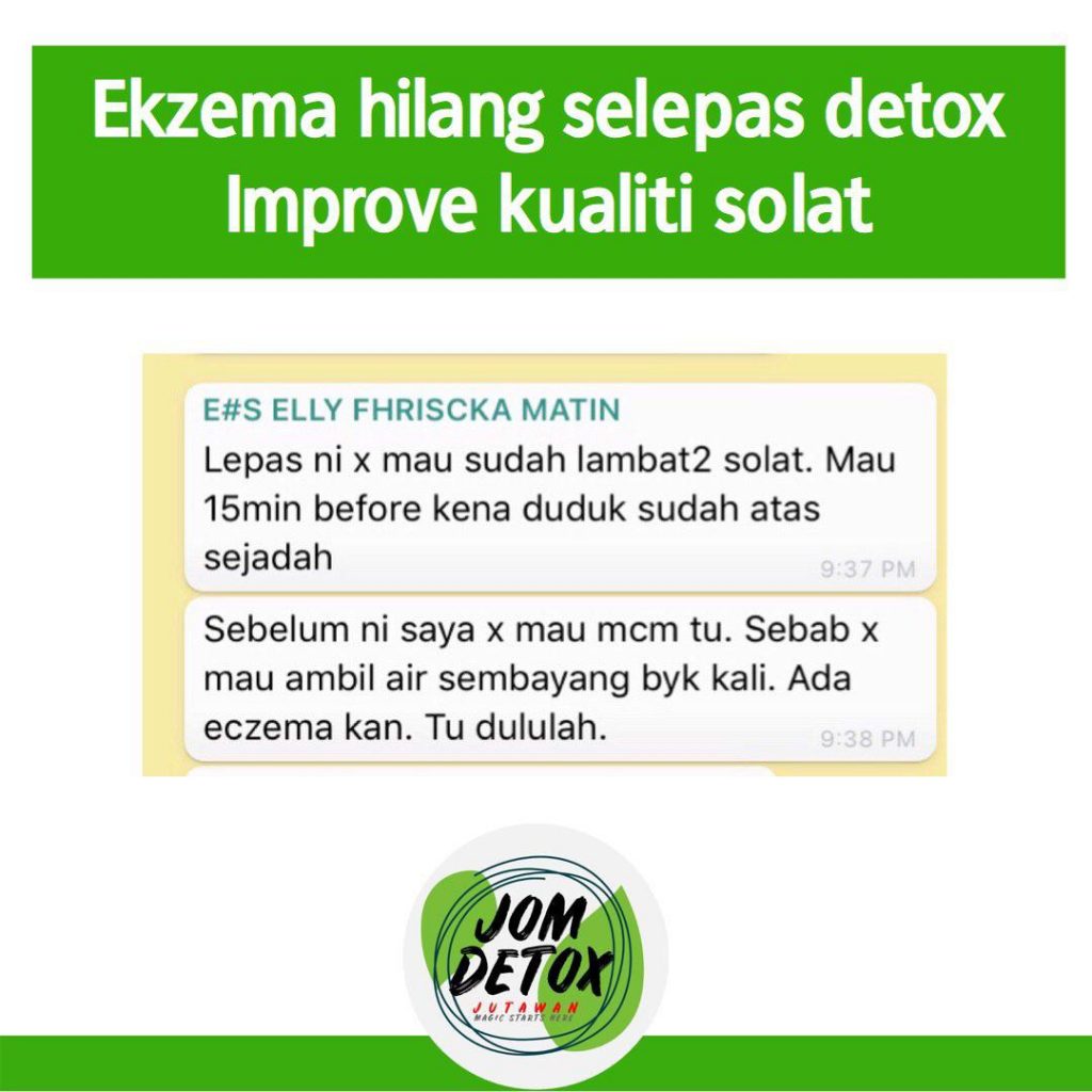 Detox bukan sekadar untuk kurus. Tapi untuk improve kualiti solat.