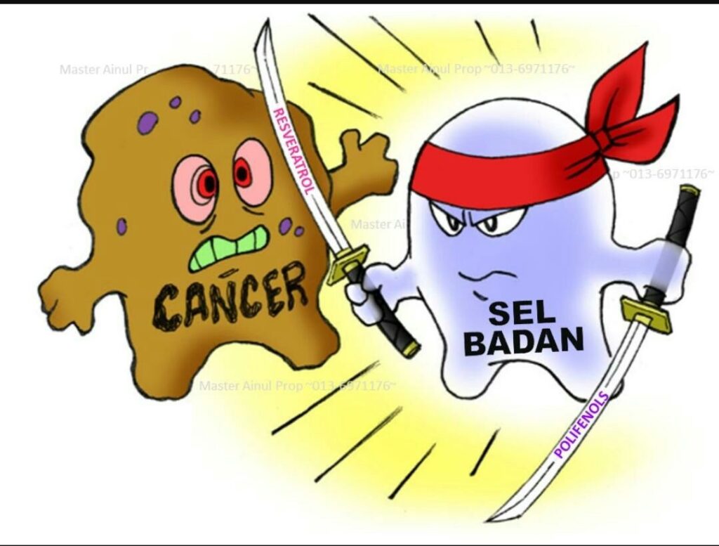 Kuatkan sistem imun untuk mampu melawan kanser.